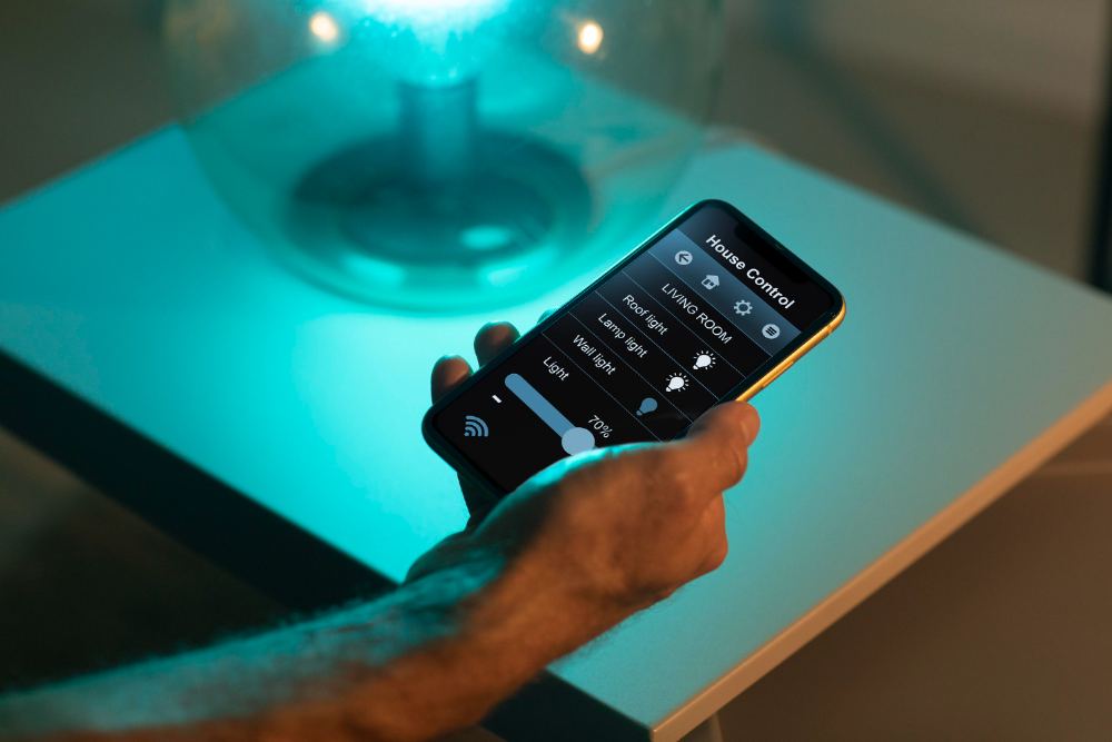 House control app running on a phone